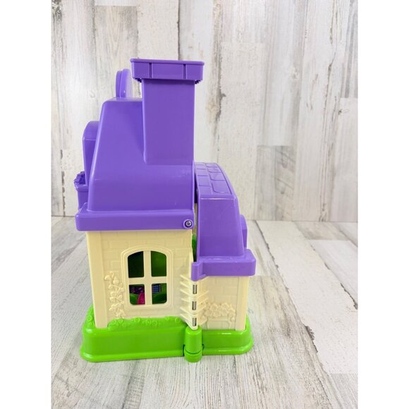 Fisher Price Little People 2008 Happy Sounds Home Furniture Baby Mom High Chair - Picture 16 of 16